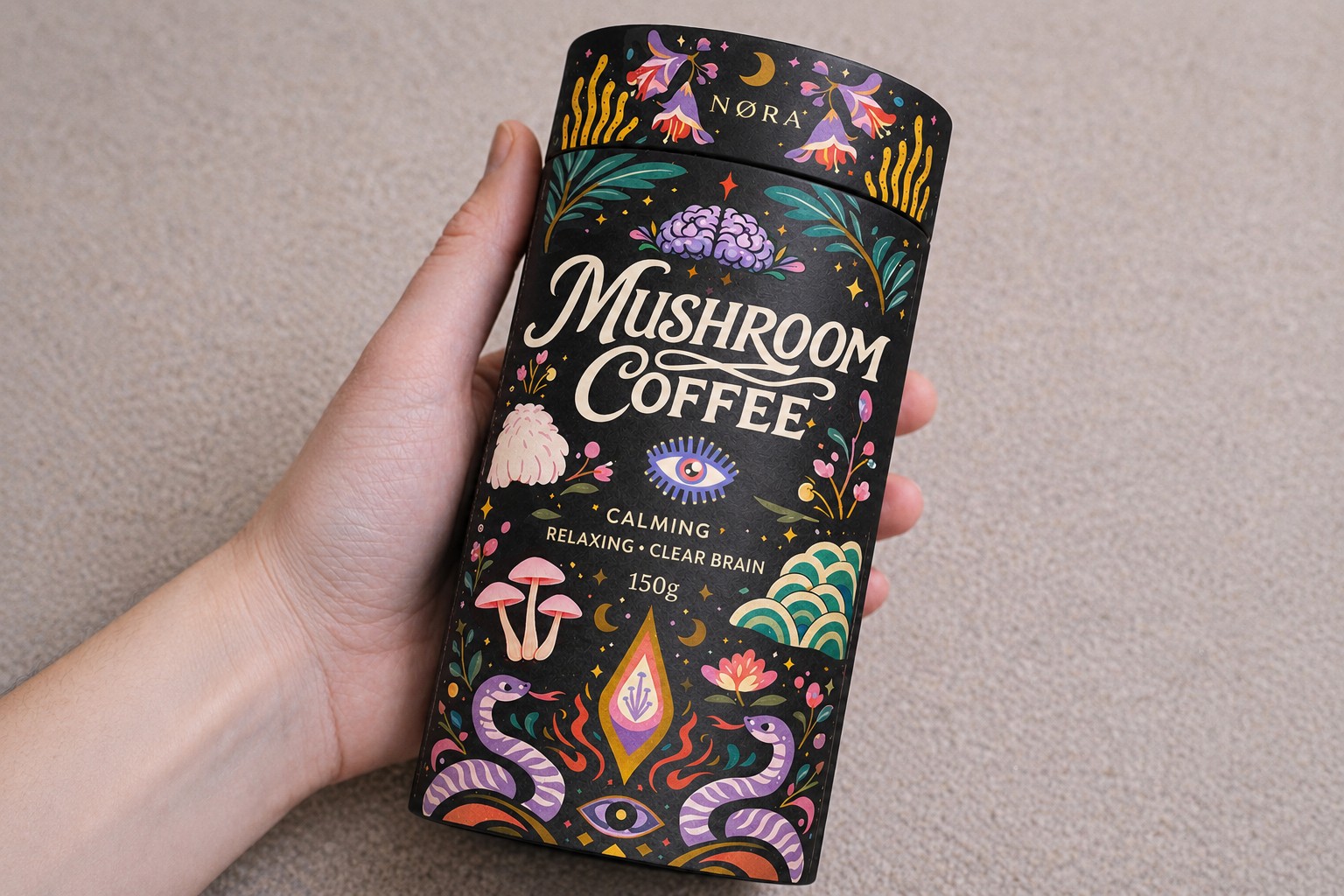 Nøra Mushroom Coffee header image
