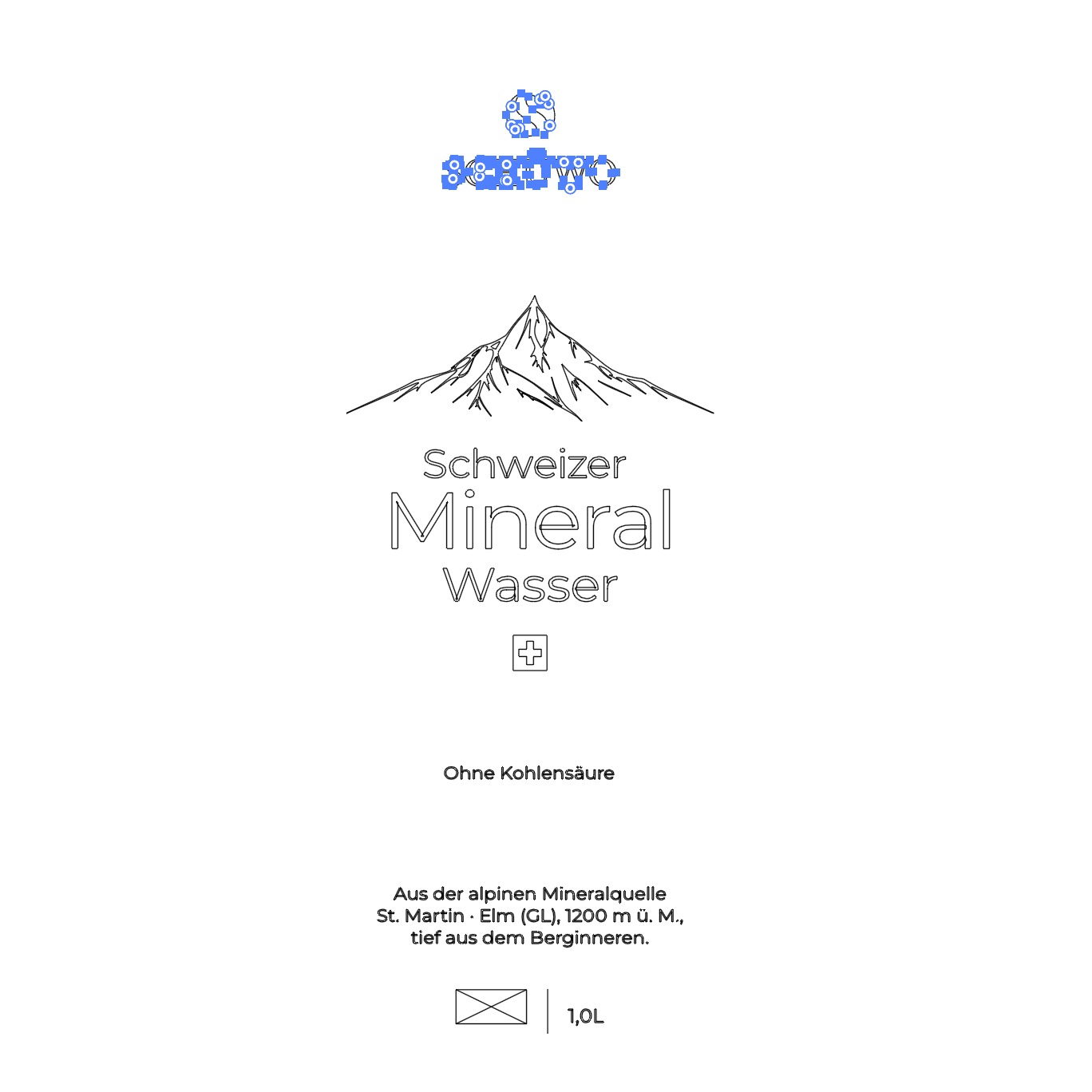 SCHÜWO label design, vector construction